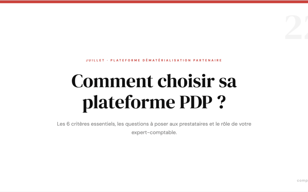 Comment choisir sa plateforme PDP